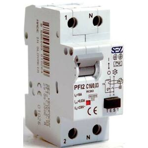 Prúdový chránič kombinovaný 2mod., 40A, 100mA, TYP : PFI2 C40/0,1 (SEZ)