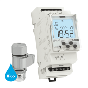 Spínač súmrakový SOU-2/230V + čidlo AC 230V (ELKO)