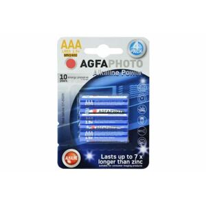 Batéria AAA LR03/4S alkalická blister (AGFA)