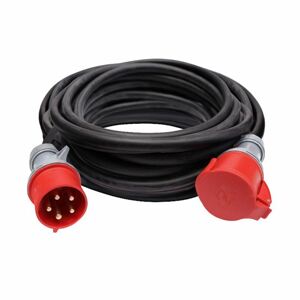 Priemyslený predlžovací kábel 20m H05RR-F 5x2,5 spojka 32A (Solight)