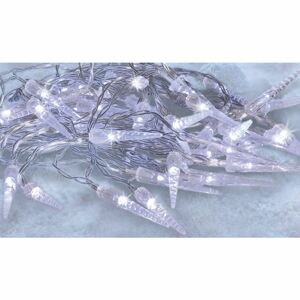 Solight LED vonkajšie cencúle, 50LED, časovač, 8 funkcií, IP44, 3xAA batérie