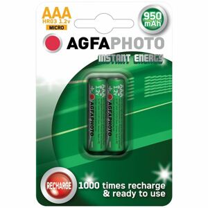 AgfaPhoto prednabité batérie AAA, 950mAh, blister 2ks