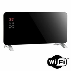 Solight teplovzdušný konvektor sklokeramický 2000W, WiFi, LCD, termostat, časovač