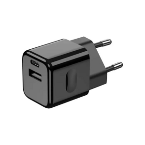 Adaptér do zásuvky 1xUSB + 1xUSB-C 20W čierny VT-5320 (V-TAC)