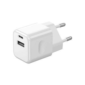 Adaptér do zásuvky 1xUSB + 1xUSB-C 20W biely VT-5320 (V-TAC)