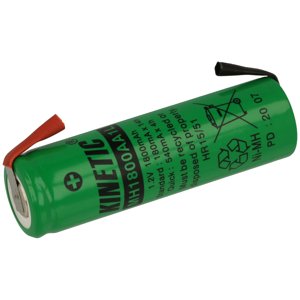 Akumulátor 1,2V /NiMH Priemyselný AA 1800mAh - KINETIC vývody