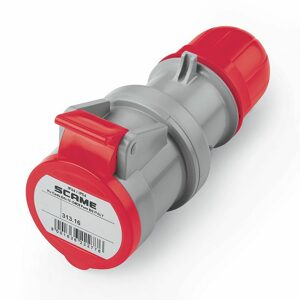 Zásuvka 16A 3P+N+E 6h 250V, IP44 OPTIMA (SCAME)