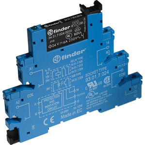 Väzobný člen - relé , cievka 60VDC, 6A 1c 240V(finder)