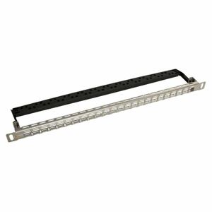 Univerzálny modulárny neosadený patch panel 24 0,5U SX24HDM-0-STP-SL-UNI (SOLARIX)