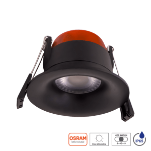 Svietidlo zapustené AXT 8W, 2700-6000K, IP65, čierne (Luxera)
