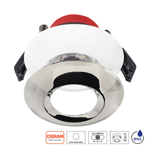 Svietidlo zapustené NYX 8W, 2700-6000K, IP65, chróm (Luxera)