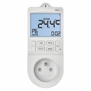 Termostat do zásuvky s funkciou digitálneho časovača 2v1 (EMOS)