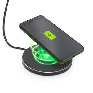 Bezdrôtová nabíjacia podložka 5V/1,5A microUSB čierna (Globiz)