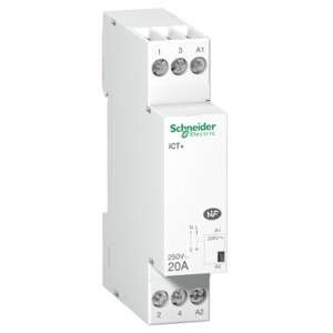 Stýkač ICT+ 20A 1P UC 1xZAP cievka 230V AC, tichý (Schneider)