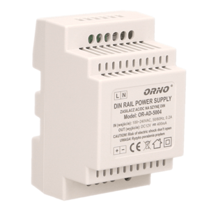 Napájací zdroj na DIN lištu OR-AD-5004 12V 400mA