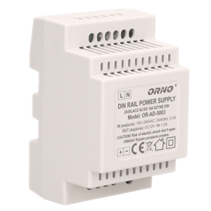 Napájací zdroj na DIN lištu ORNO OR-AD-5003 12V 1,5A