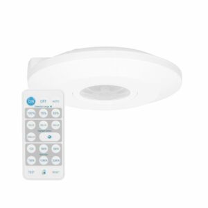 Senzor pohybu ultra tenký PIR 360° s diaľkovým ovládačom
