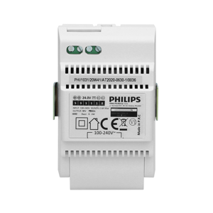 Transformátor pre videovrátniky série Philips WelcomeEye, 230 V AC/24 V DC, DIN lišta