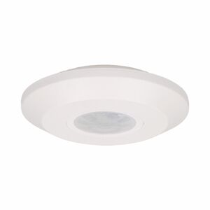 Mini pohybový senzor 360°, IP20, stropný ultra plochý prisadený, 800W, biely