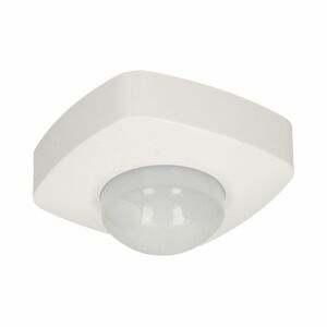 PIR pohybový senzor 360° stropný, IP20, 2000W, biely