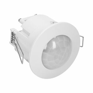 Podomietkový stropný PIR pohybový senzor 360° biely, IP20, 1200W