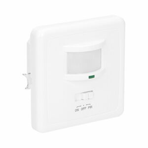 PIR pohybový nástenný senzor 160° biely, IP20, LED 300 W