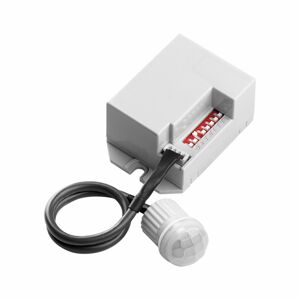 PIR pohybový senzor 360° s externou sondou, biely, IP44, 800W