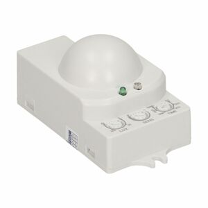 Mikrovlnný senzor 360°, biely, IP20, 1200W