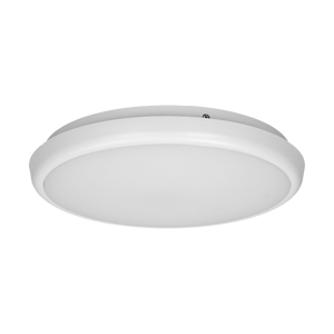 CERS LED ceiling light, 16W, 1300lm, IP65, 4000K, milky PC, white
