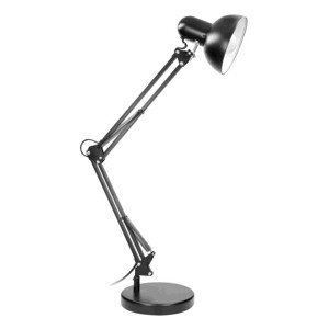 Čierna skladacia lampa 1XE27 60W DEON DL-2/B ORNO