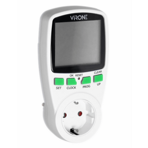 Elektronický časovač do zásuvky VIRONE DT-1, 16 programov, 3680W, Schuko