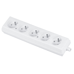 Zásuvka na kábel ORNO GN-570 5x2P+Z 16A/250V, biela