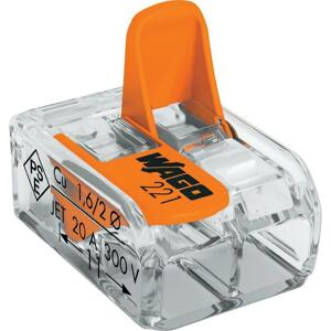 WAGO 2-conductor splicing connector, model: 221-412