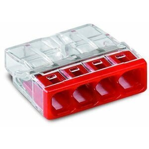 Univerzálna rýchlospojka 4x 0,5-2,5 mm2 WAGO 2273-204 (5 balenie)