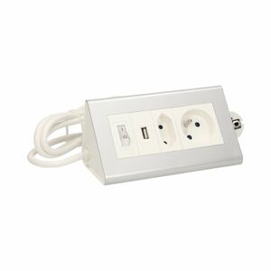 Stolová predlžovacia zásuvka s vypínačom a USB nabíjačkou OR-AE-1328