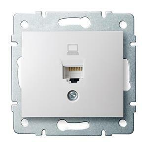 DOMO Dátová zásuvka (RJ45Cat 5e Jack) Biela"