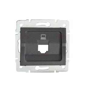 LOGI Adaptér datové zásuvky 1xRJ45 - grafit