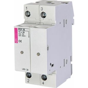 Poistkový odpínač PCF 10 2-pólový 32A 690V s LED indikátorom (ETI)