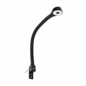 Nočná lampa TEO LED , AD-OM-6337L4/B, 1,8/7,5W, 90lm, 4000K, s USB, čierna (ORNO)