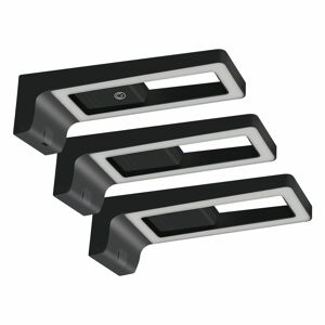 Sada podskrinkových svietidiel ARTUS LED , AD-OM-6475L4/B, 3x3W, 4000K, s dotyk.vypínblack