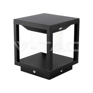 LED solárny stĺpik čierny 3000K VT-11022 (V-TAC)