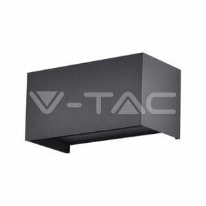 Nástenné LED svietidlo 24W  čierne 3000K IP65 VT-8125 (V-TAC)