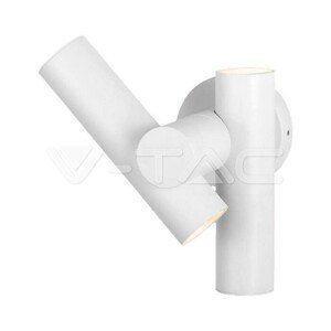 Nástenné LED bodové svietidlo 2x2,6W 3000K biele IP44 600lm VT-1186 (V-TAC)
