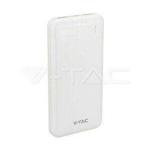 Powerbanka s rýchlou nabíjačkou 10 000 mAh, biela VT-10005 (V-TAC)