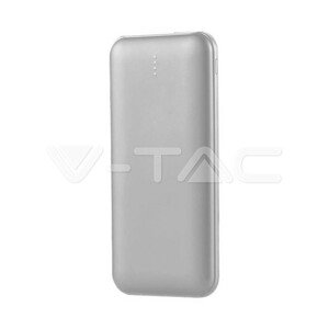 Powerbanka 10000mah 2A 30CM kábel typu C Strieborný VT-3527 (V-TAC)