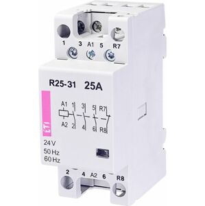 Stýkač modulárny R 25-31 24V AC 3NO+1NC (ETI)