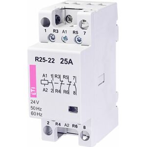 Stýkač modulárny R 25-22 24V AC 2NO+2NC (ETI)
