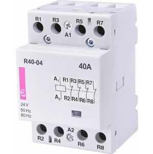 Stýkač modulárny R 40-04 24V AC 4NC (ETI)