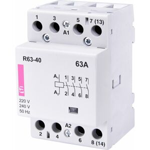 Stýkač modulárny R 63-40 230V AC 4NO (ETI)