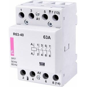 Stýkač modulárny R 63-40 24V AC 4NO (ETI)